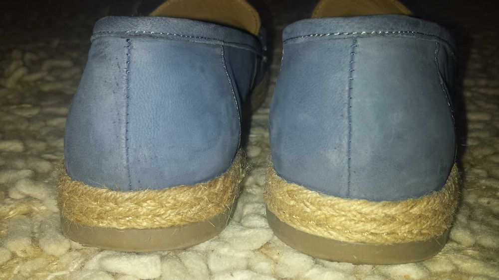 Mokasyny damskie - Lasocki rozmiar 38, kolor niebieski