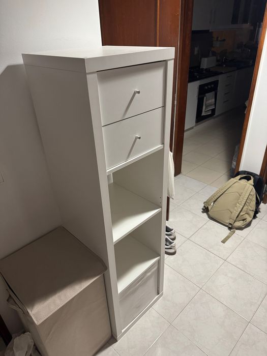 IKEA KALLAX c/ 2 gavetas - Branco