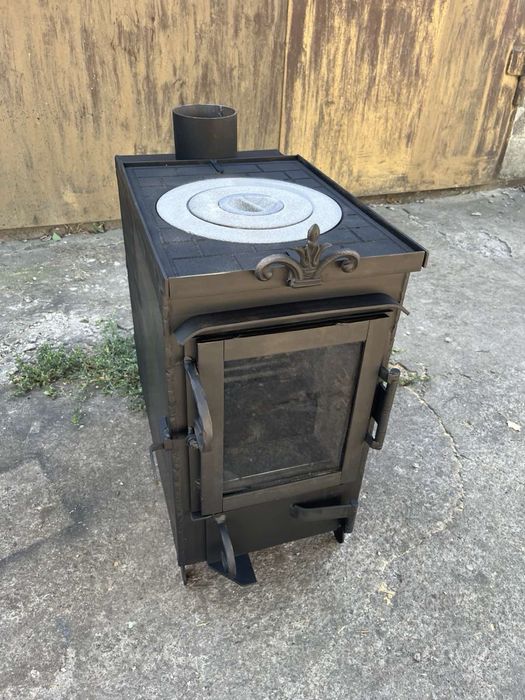 Буржуйка длительного  горения , печь конвекция