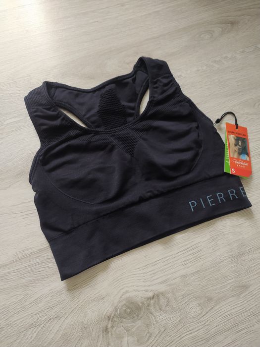 Nowy sportowy stanik biustonosz top bra S Pierre Robert