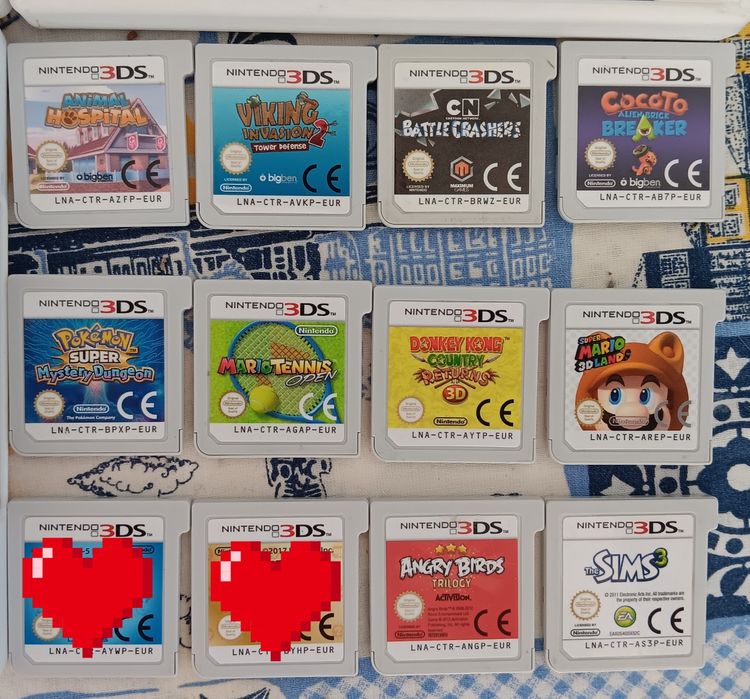 Conjunto Jogos 3DS