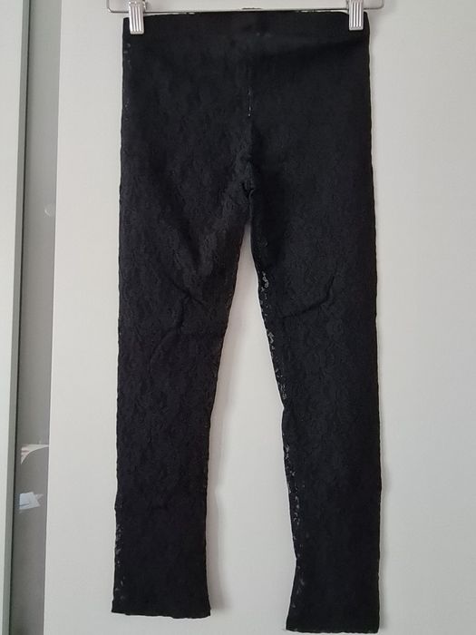 Legginsy z czarnej koronki rozm. XS New Yorker