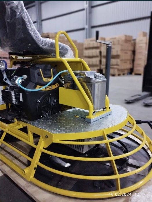 Затирочна двух роторна машина для бетону,реверсна