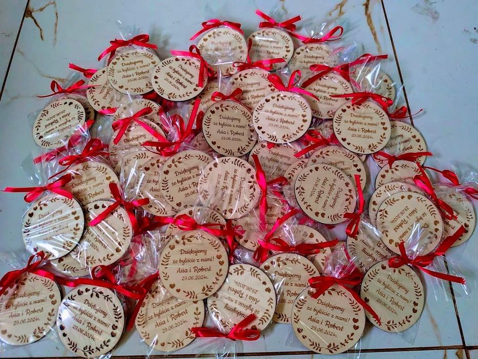 Podziękowania dla gości na ślub