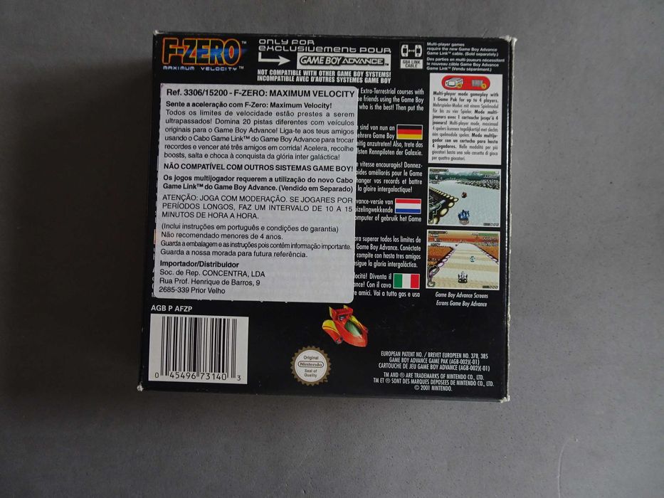 Game Boy Advance Game - F-Zero Maximum Velocity64751957124225123