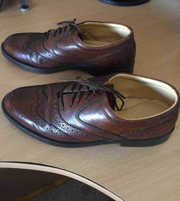 Чоловічі туфлі (мокасини, черевики) броги Оксфорди limerick.