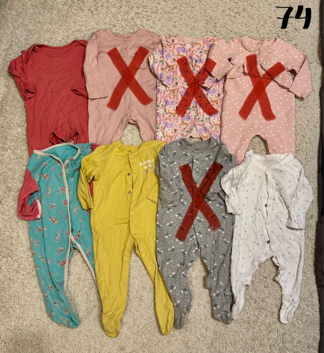 Дитячий одяг різного розміру