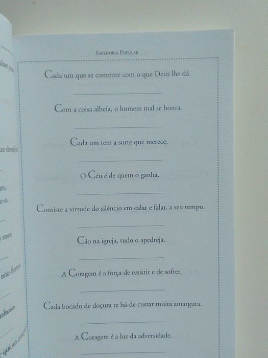 Sabedoria Popular Provérbios e alguns ditos II série