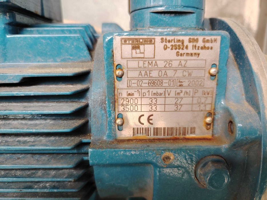 Bomba de Vácuo Completo Sterling SIHI – Made in Germany