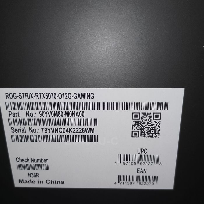 Відеокарта ASUS ROG-STRIX-RTX5070-O12G