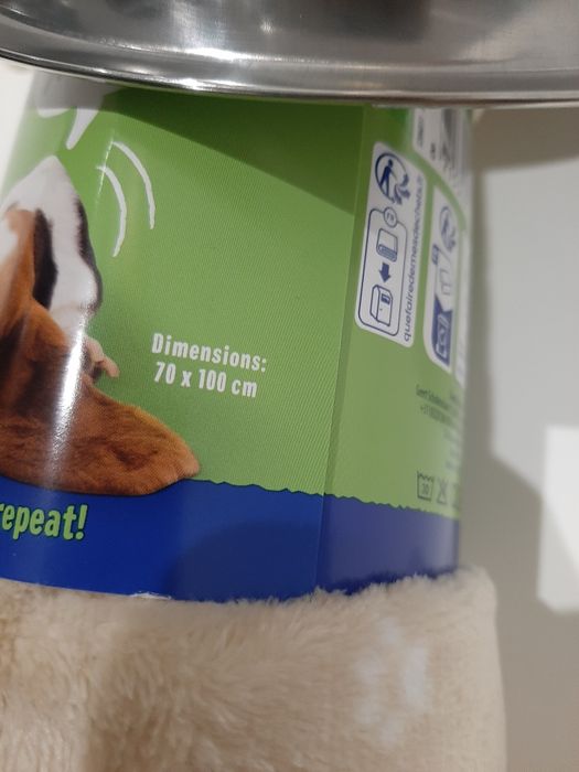 Conjunto manta + comedouro em inox