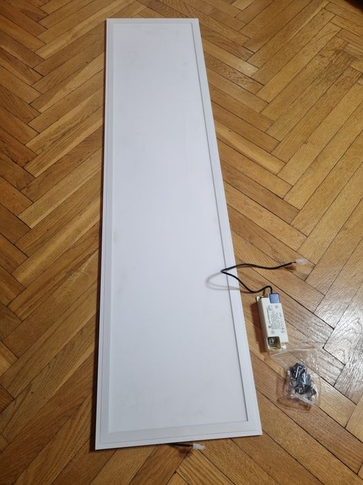 Panel LED Lampa Sufitowa Plafon Natynkowy 30x120 cm 28.6W 4350lm