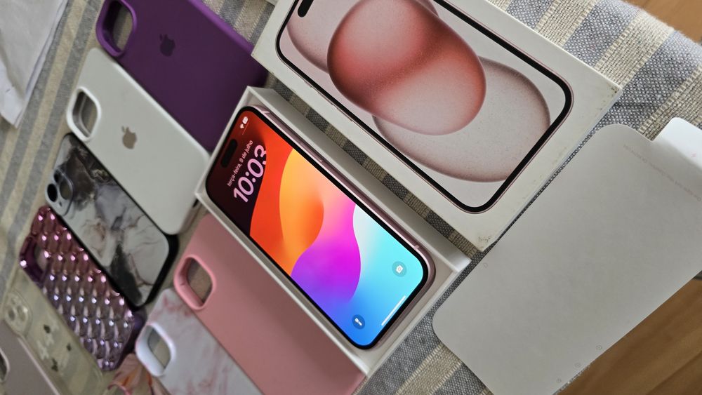 iPhone 15 Plus e 15 256GB, 128GB. Troca/retoma. Fatura, garantia, capa