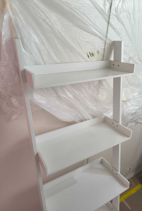 Estante escada branca 5 níveis