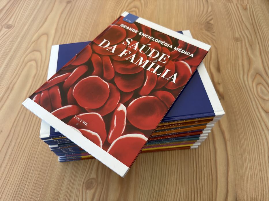coleção completa Grande Enciclopédia Médica – Saúde da Família (15 volumes)