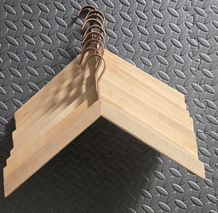 Conjunto de cabides de exposição de loja