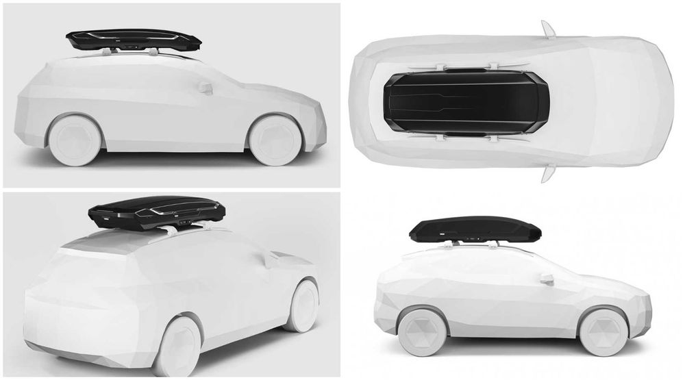 Wynajem box dachowy THULE bagażnik dachowy uchwyt na rowery boks dach