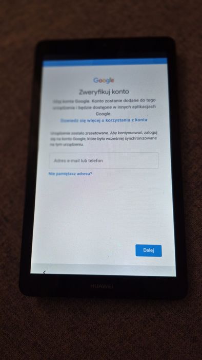 Tablet Huawei MediaPad T3 7, model BG2-W09