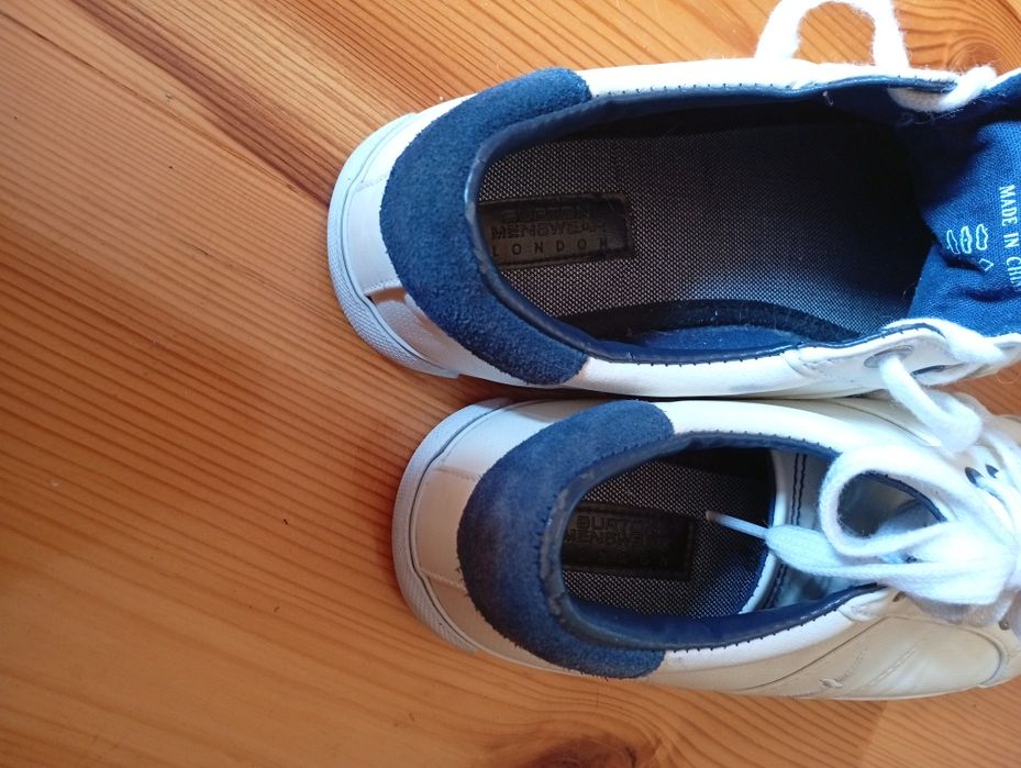 Buty sportowe męskie, rozmiar 40, ecru