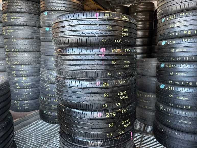 2X Opony Letnie 215/55R17 98H CONTINENTAL ECOCONTACT 6 6.8MM 2025 NOWE