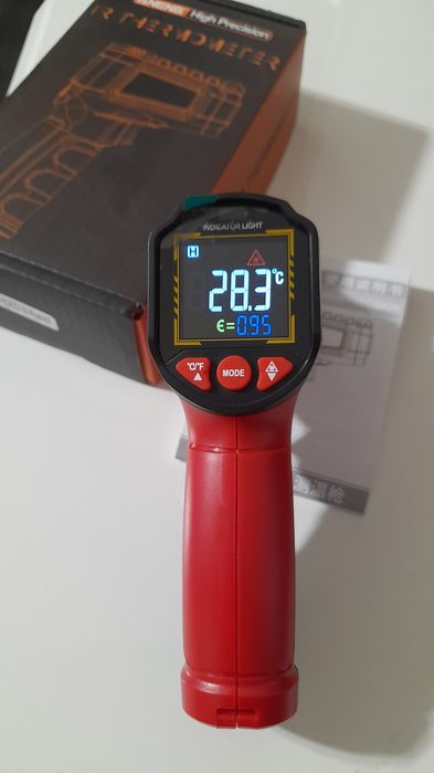 Инфракрасный пирометр бесконтактный лазерный термометр -50 - +600