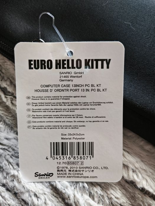 Pasta mala para portátil Hello Kitty