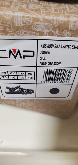 Босоніжки Cmp 28 розмір