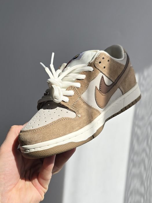 Кросівки Nike SB Dunk Double Swoosh Brown premium