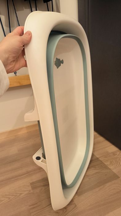 Silikonowa składana wanienka dla dzieci