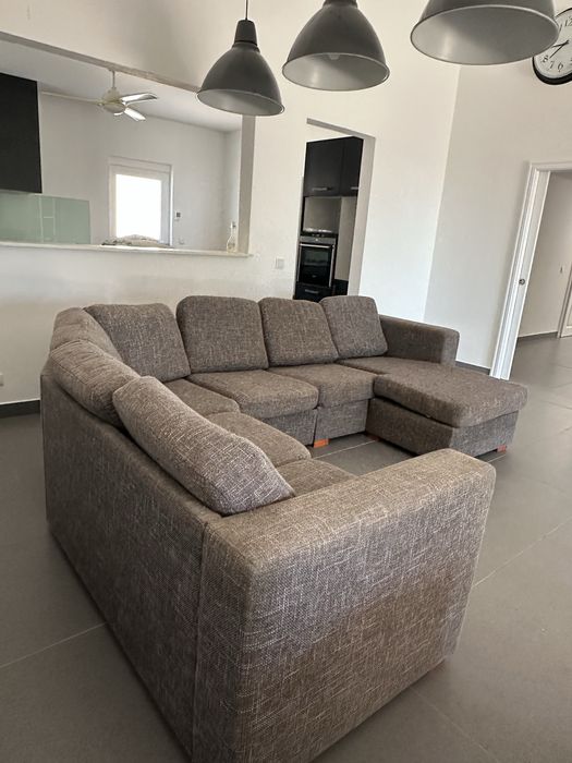 Sofá de canto de sala 6pax