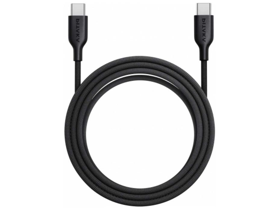 PITAKA зарядка 30w GAN + Кабель Flex Braided 60W USB-C to USB-C 1.26м