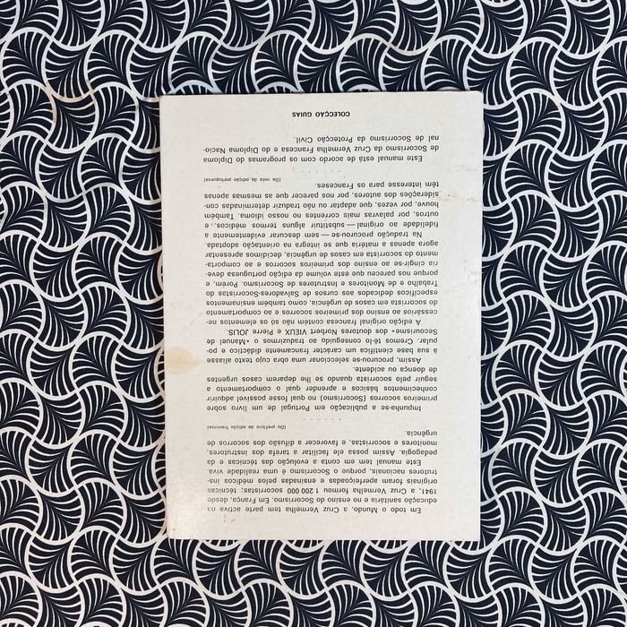 Manual de Primeiros Socorros - Norbert Vieux & Pierre Jolis