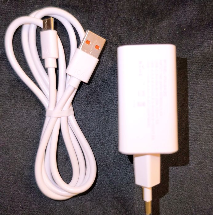 Szybka ładowarka sieciowa do telefonu 120W + kabel USB C 10A