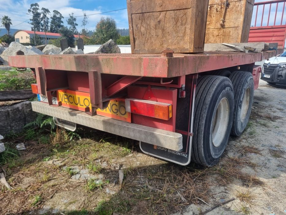 reboque estrado 2 eixos