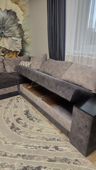 Диван кутовий з тканини