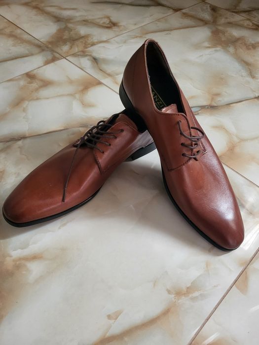 Шкіряні італійські чоловічі туфлі мешти
