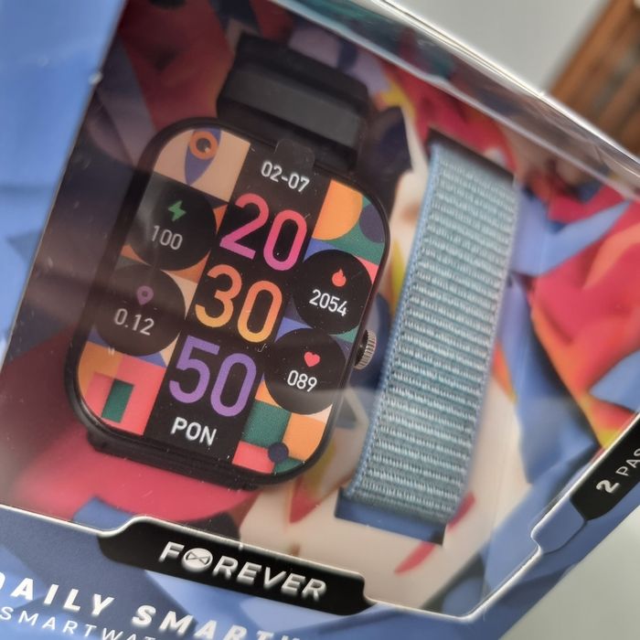 Nowy Smartwatch Forever SW-116 | 2 paski w zestawie