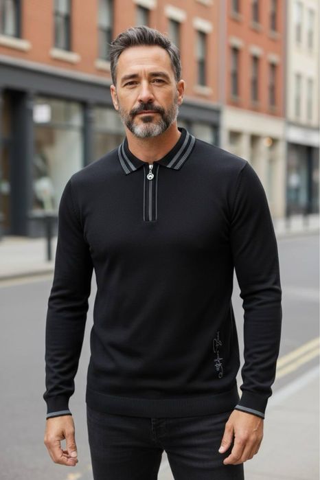 Джемпер поло лонг трикотаж stefano ricci billionaire