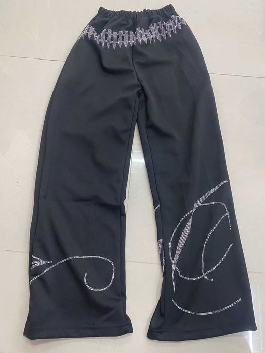 Зип Худи и штаны со стразами Shyne Balenciaga swarovski Opium Archive