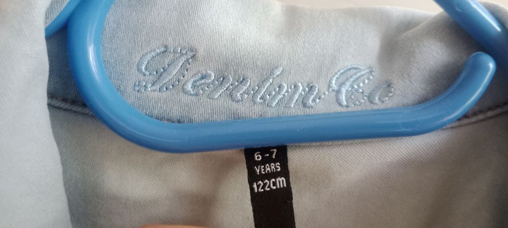 Kurtka, katana jeansowa. Denim Co.  6-7 lat, rozm. 122