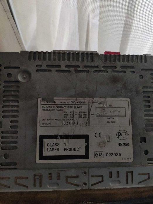Авто Магнитола aiwa cdc-x504mp: 650 грн. - Магнитолы других марок