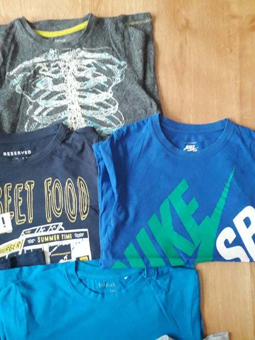 Koszulki 9 szt. bluzeczki t-shirt 134/140