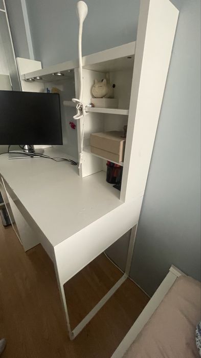 Biurko ikea MICKE ,kolor  biały, 105x50 cm