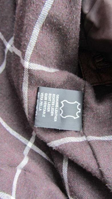 куртка кожаная с капюшоном из нат меха с декор вставками 54 р