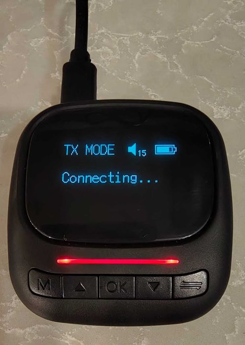 Bluetooth-аудіоприймач і передавач