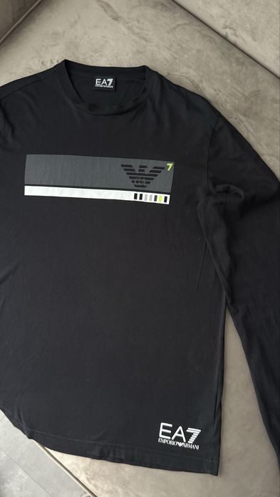 Кофта чорна чоловіча Ea7 Emporio Armani оригінал