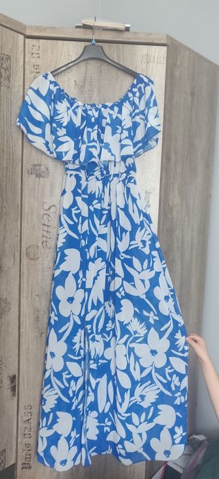 Sukienki r46)48 hiszpanka z falbankami