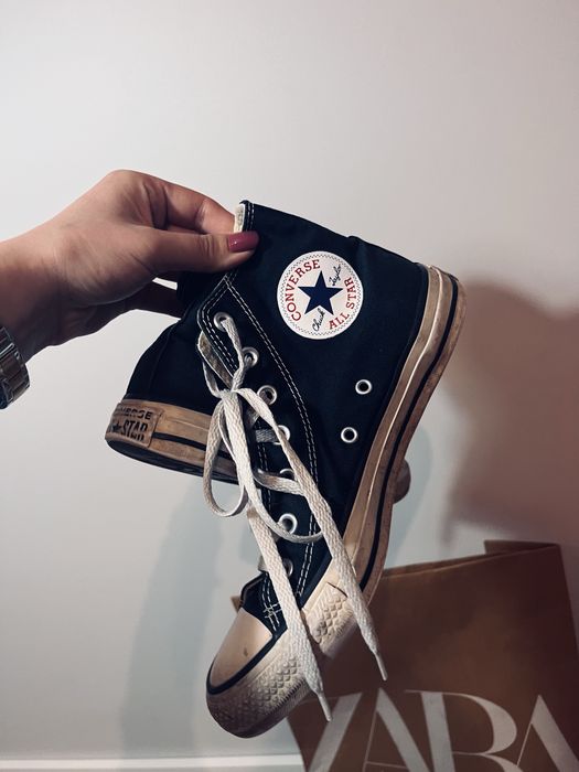 Trampki converse wysokie czarne rozm 39