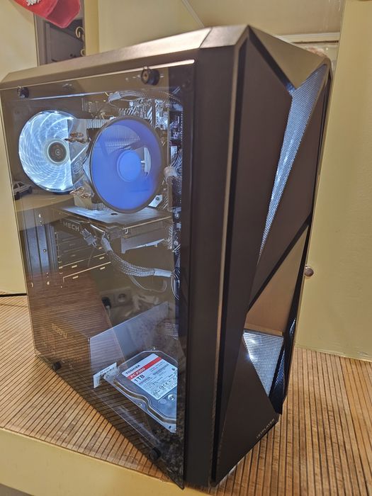 Ігровий комп'ютер ПК i3-10105f, RX6500XT, 16GB ОЗУ, SSD 128GB, HDD 1TB