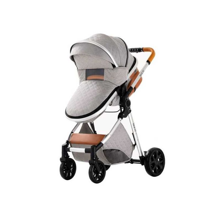 Carrinho bebé 3 em 1 Cinza NOVO